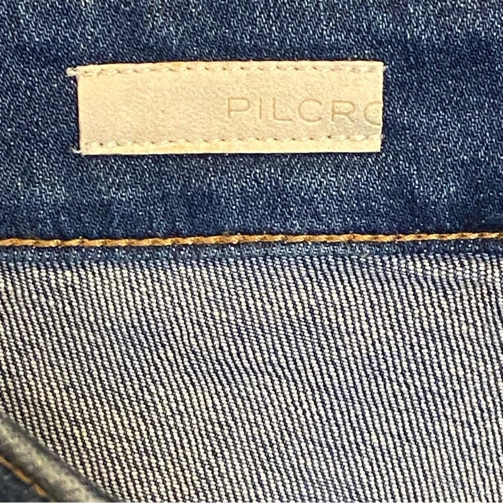 Anthropologie Pilcro Demilune Boot Coated Jeans 20W - Picture 7 of 13